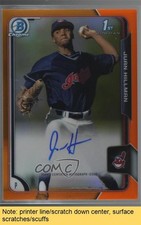 2015 Bowman Draft Chrome Pick Orange Refractor 16/25 Juan Hillman Auto READ fm0