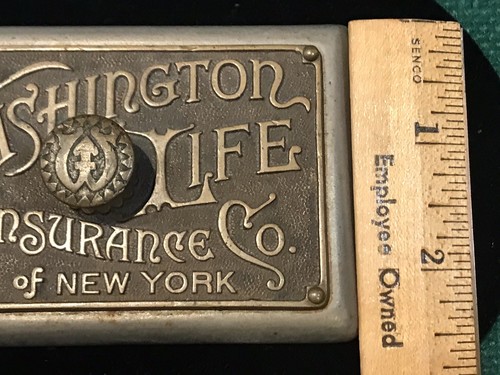 Vintage Washington Life Insurance Co. Of New York Paperweight - Picture 5 of 10