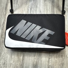 Brand New Official Nike Sportswear Shoe Box Bag Zipper Black/ White CW9266-010