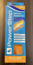PowerStep Unisex PULSE Performance Support Insoles Sz D M 7-7.5 W 9-9.5 New