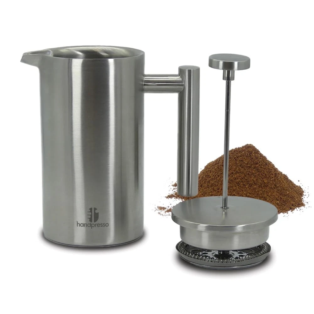 French Press | Stainless Steel | 0.6 Liter 35 Cup | French Press Insulated Coffee...