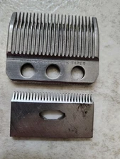 VINTAGE WAHL IMPROVED SENIOR CLIPPER BLADE  3 HOLE ADJUST LOCK TAPER  1950'S