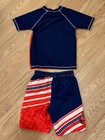 Super Mario Brothers MarioKart Rash Guard and Trunks Swim Set Size 7 — photo 4
