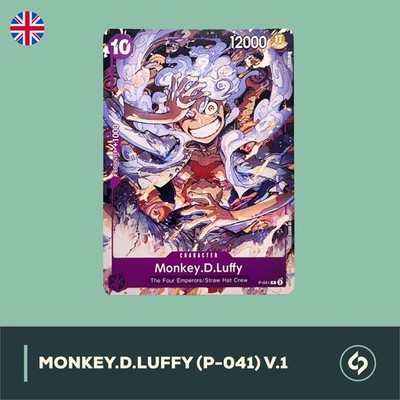Monkey.D.Luffy (P-041) V.1 | ONE PIECE TCG | PROMO | EN | NM