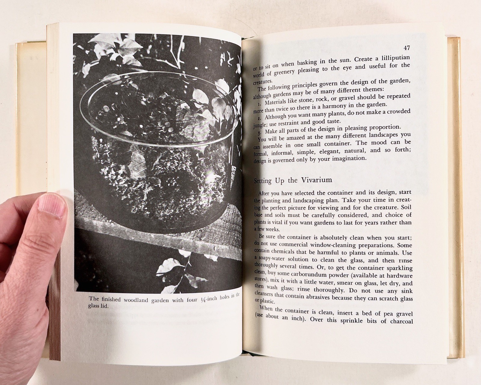1973 Kramer PETS & PLANTS IN MINIATURE GARDENS Build Vivariums & Terrariums HCDJ