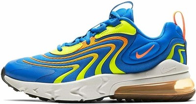 Nike Air Max 270 React ENG Soar/Total Orange-Volt (GS) (CD6870 401) - 5