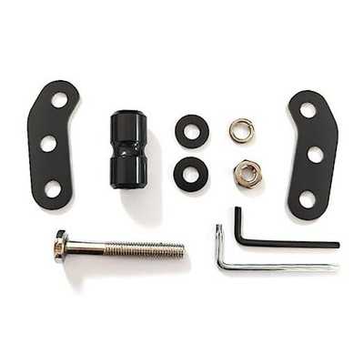  Headlight Extension Block for Harley Softail Low Rider S FXLRS 2020 2021 Black