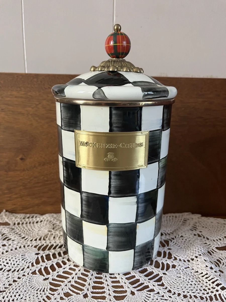25+ MacKenzie-Childs Enamel Kitchen Canisters & Jars for sale