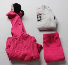Disney x Jumping Beans Minnie Mouse Baby Girl 3-Piece Hoodie Set CD4 Pink 3M