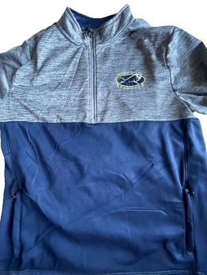 #ad Sioux Falls Stampede USHL 1 4 Zip Pullover Men’s XXL Embroidered Logo 2XL Fave $28.77