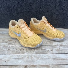 Nike Women's Zoom Cage 3 Tennis Shoe 6 Style 918199 810 Tongue Cut NO LACES