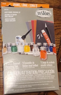 Testors Gloss Enamel Finishing 12 Color Paint Set