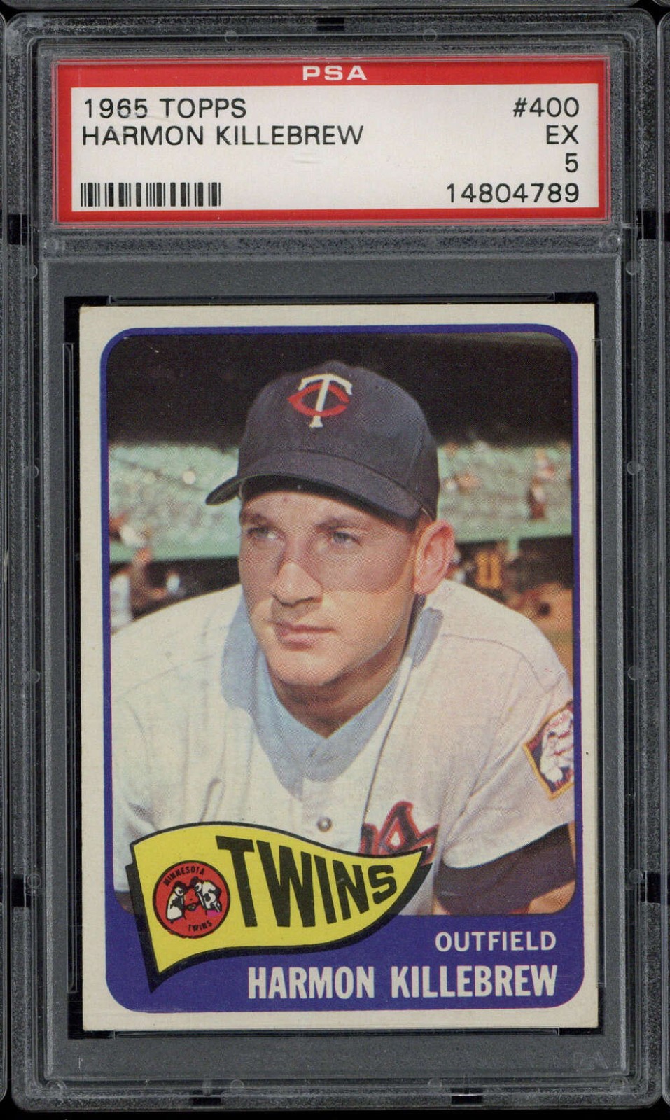1965 Topps #400 Harmon Killebrew Twins PSA 5 EX