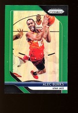 2018 Prizm #203 Alec Burks Utah Jazz Green