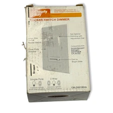 CLOUDY BAY ROCKER SWITCH DIMMER CBLD001WHA Single Pole 3 Way
