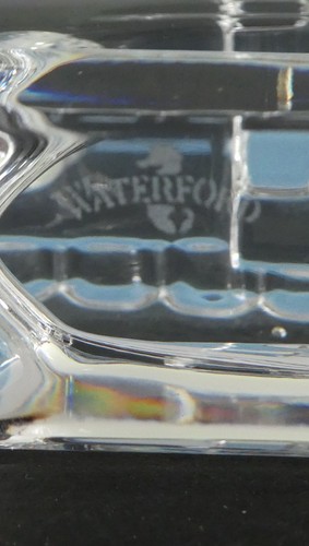 WATERFORD Crystal Steamship Ocean Liner Titanic Boat Figurine Sculpture MINT - Picture 3 of 6