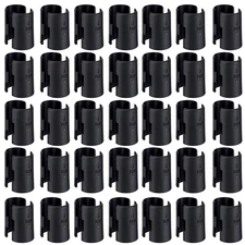 50 Pcs Wire Shelf Clips for 1" Post,25 Pair Replacement Lock Clip Shelving Parts