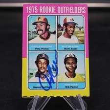 1975 Topps Jim Rice Signed #616 Rookie Card RC Red Sox Auto Autograph ZJ22463