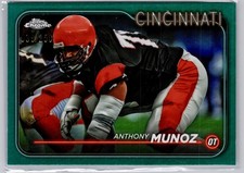 2024 Topps Chrome #28 Anthony Munoz Teal Refractor #/250