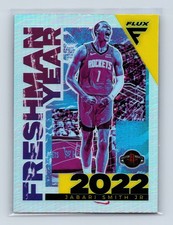 2022-23 Panini Flux #1 Jabari Smith Jr. Freshman Year Rookie Silver