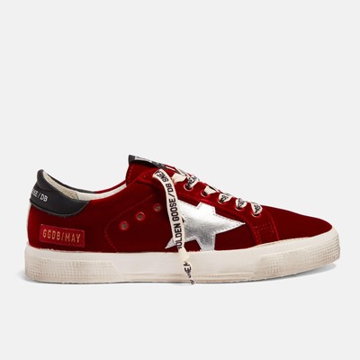 Golden Goose Superstar May Sneakers in Red Velvet size EU 41 / US
