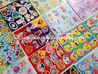 Kids Stickers Sticker sheets Assorted Designs Party Bag Fillers Scrapbooking
