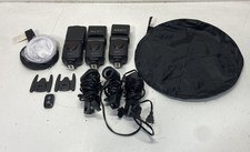 Assorted Lot of Camera Flashes and Studio Lights