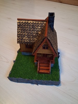 Wohnhaus Bauernhaus Landhaus Miniaturhaus Haus Cardboard Modelhaus