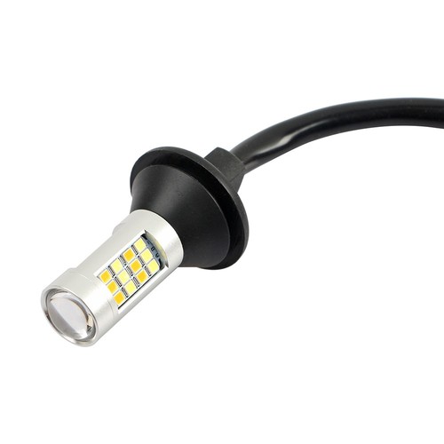 3157 Switchback Type-2 Error-Free White/Amber 42-LED DRL/Turn Signal Light Bulbs - Picture 17 of 22