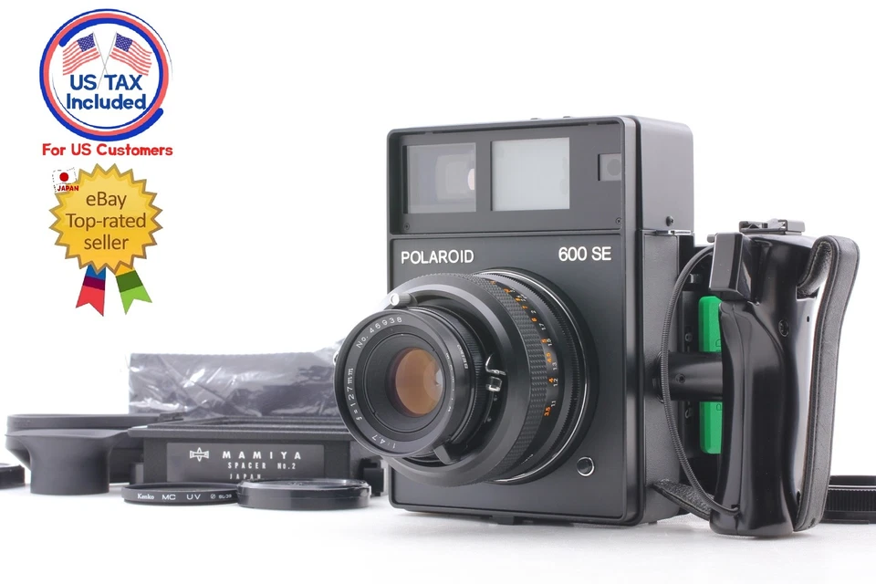 [Casi COMO NUEVA] Lente Mamiya 127 mm f4,7 para cámara fotográfica instantánea Polaroid 600SE de JAPÓN Foto 2 de 4