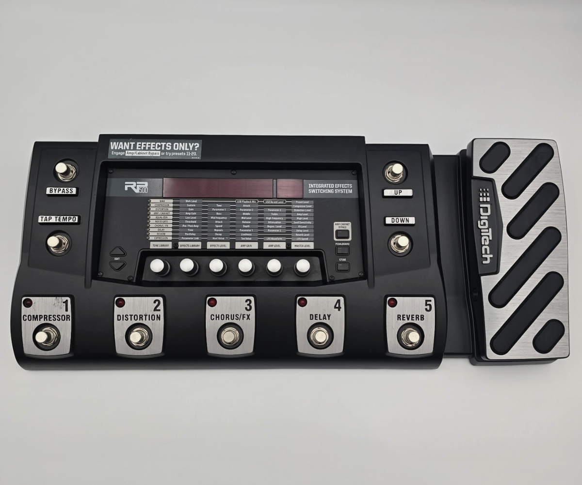 DigiTech RP-500 モデリングギタープロセッサー DigiTech RP500 Guitar Multi-Effects Pedal | zZounds