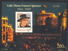 Hungary 1998 Diana,Princess of Wales,Royalty m/s MNH