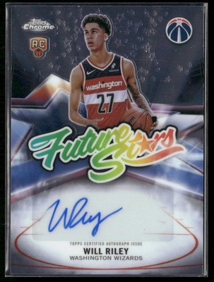 2025-26 Topps Chrome - Future Stars Autographs Will Riley #FS-WR