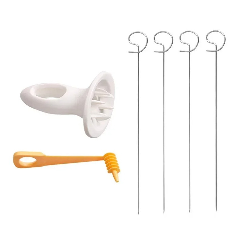 Spiral Potato Cutter Stainless Steel Vegetable Slicer Kitchen Tool NEW