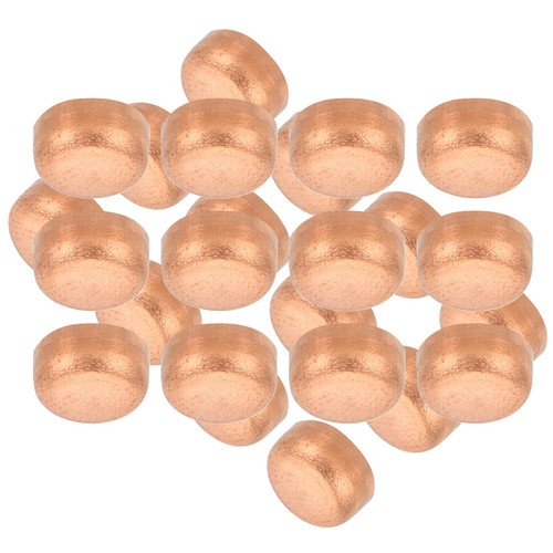 12Pack 1/4" ID Copper Pipe End Cap Copper Fitting Sweat Plug Solder Connection