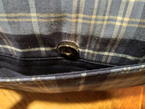 NEU! Chaps Avalon Ledona Handtasche blau kariert # - Bild 7 von 9
