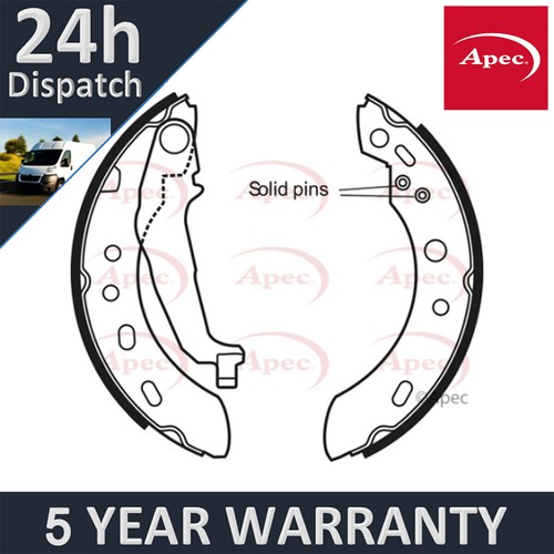 Fits Nissan Micra 19982003 1.0 1.3 1.4 Apec Rear Brake Shoes Set