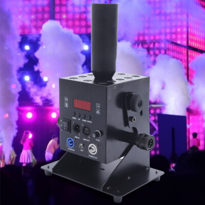 CO2 Jet Cannon Fog Machine LED CO2 Gun Special Effect DMX Stage Effect + 5m Hose
