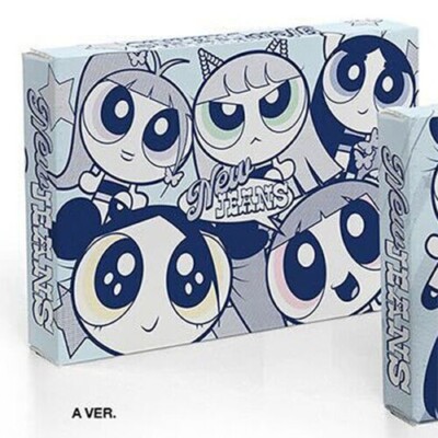 NEWJEANS GET UP 2nd Album THE POWERPUFF GIRLS X NJ BOX Ver A VER/CD+2 Book+etc