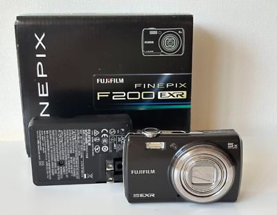 FUJIFILM FinePix F200 EXR Compact Digital Camera w/ Box FUJIFILM FinePix F200 EXR Compact Digital Camera w/ Box
