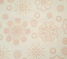 1 yd Primrose Sands Helen Stubbings P&B Textiles Pink Floral Flowers Off-White