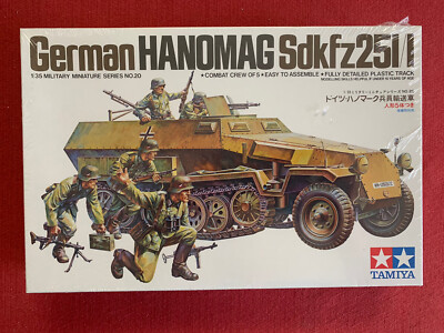 NEW 1:35 German Hanomag Sd.Kfz. 251/1 Ausf. C-Rivetted Version Tamiya    35020