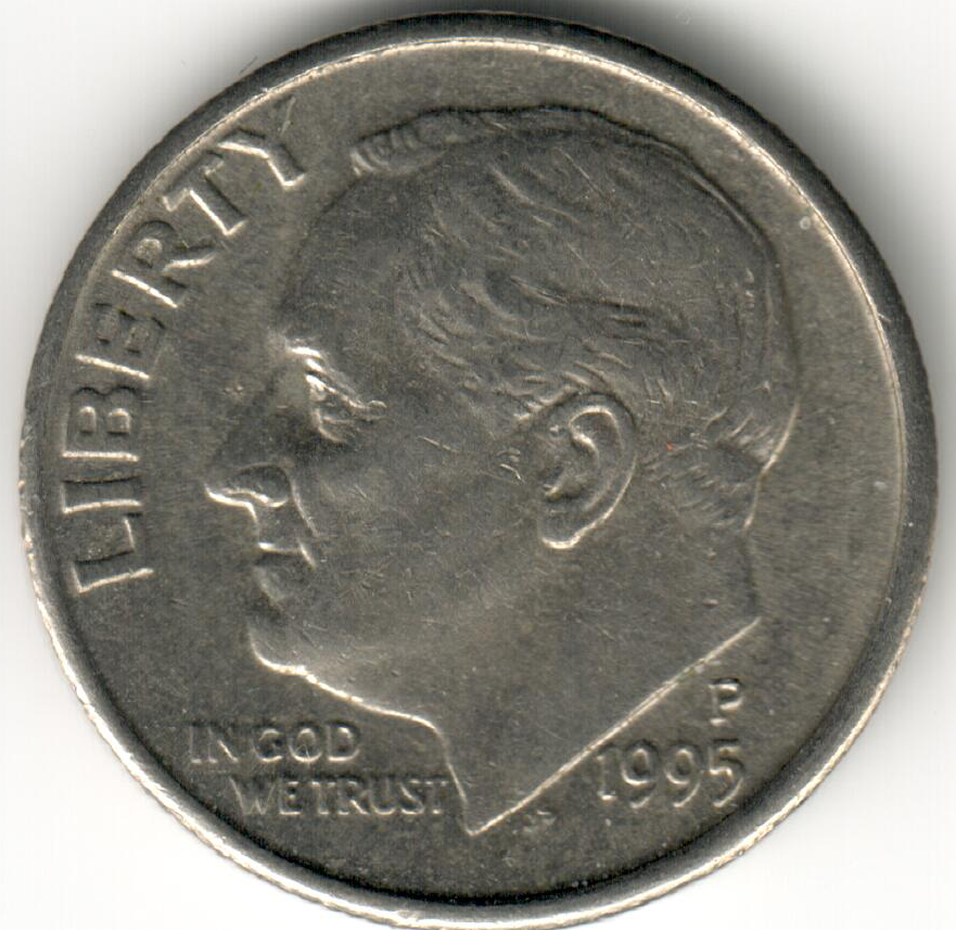 USA - 1995P - Roosevelt Dime - #1759 | eBay