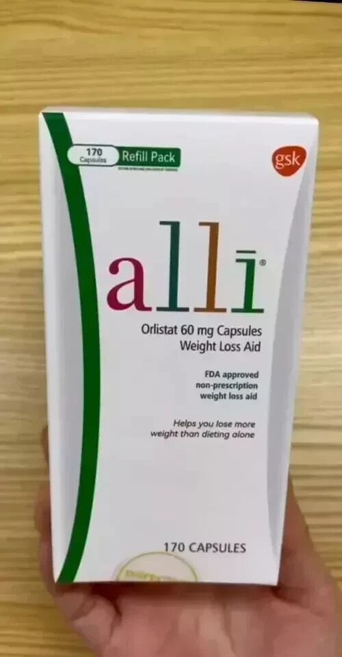 alli Diet Weight Loss Supplement Pills, Orlistat 60Mg Capsules, 170