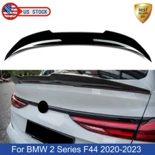 For BMW 2 Series F44 2020-2023 Gloss Black Rear Trunk Spoiler Lip Wing PSM Style