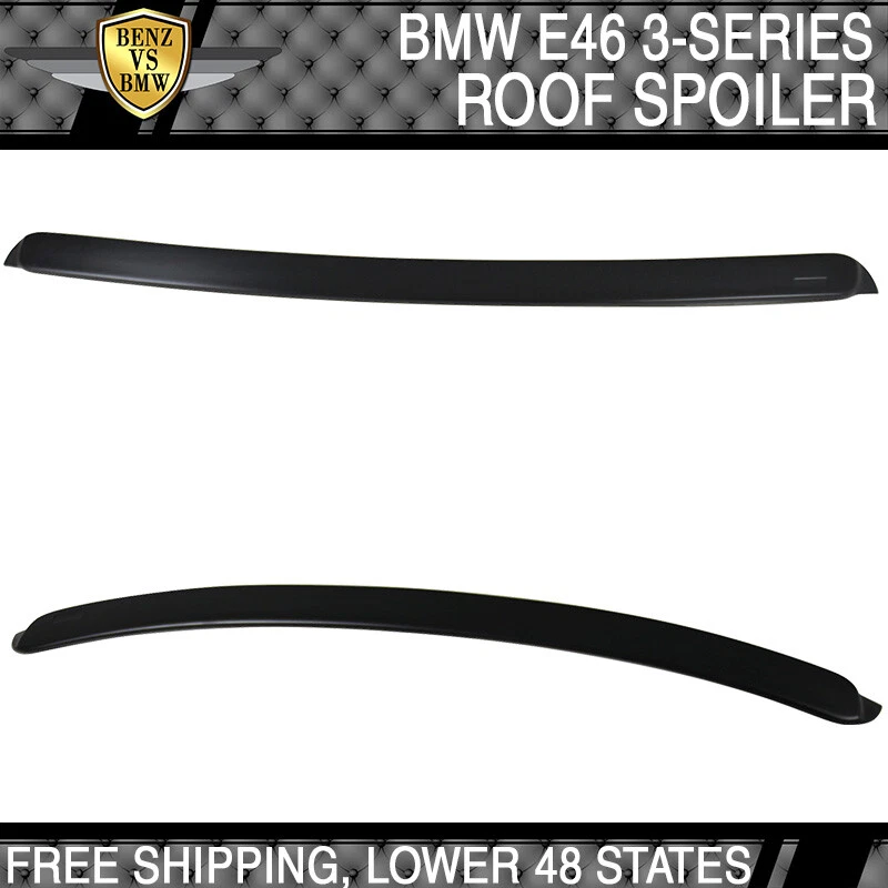 Fits 99-05 BMW 3 Series E46 4Dr AC Style Roof Spoiler Wing Lip Unpainted ABS - Изображение 3 из 4
