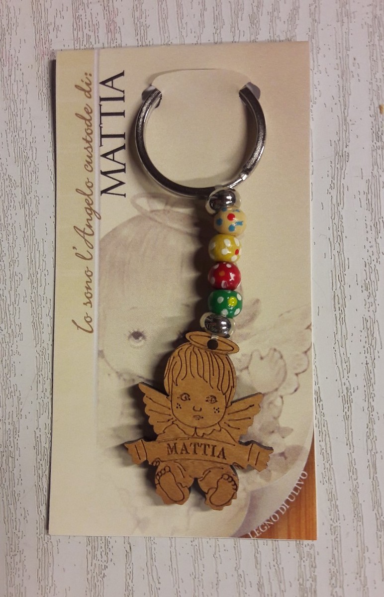 Portachiavi Angelo Custode Per Motociclisti - Regalo Portafortuna Con Messaggio Di Sicurezza, In MetallO Lucido - Foto 11