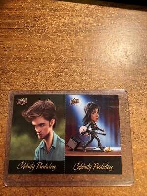 2010 Upper Deck Celebrity Predictors # CP15/CP16  Rob Pattinson Kristen Stewart