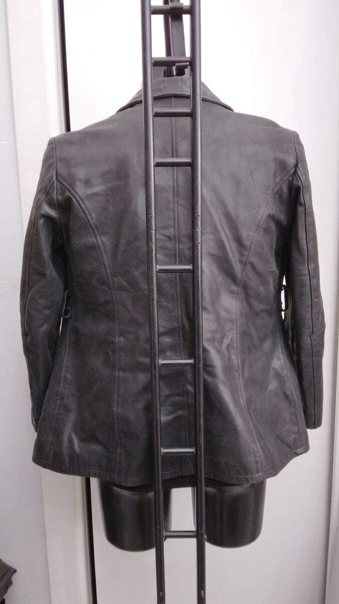 Fox Genuine Leather Jacket Used Women Black Size M XYM786L Fox Genuine Leather Jacket Used Women Black Size M XYM786L