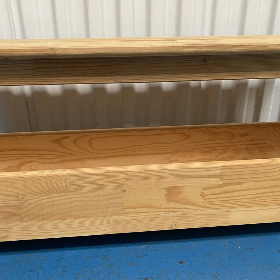 IKEA PERJOHAN  Bench with storage, Wood/solid pine, 39⅜" BRAND NEW 604.853.39 - Image 4 of 4